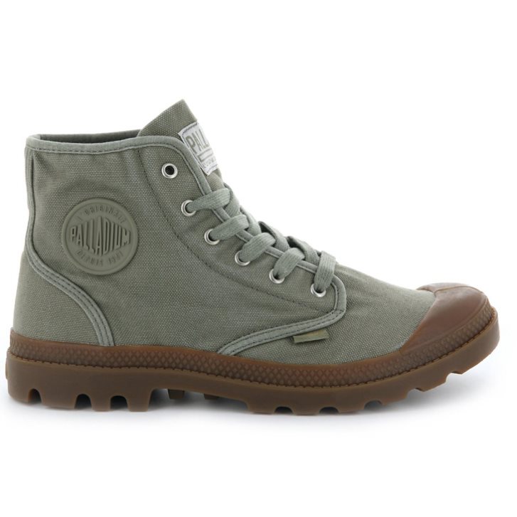 Pánské Boty Palladium Pampa Hi Olivy Zelené | CZ RIY-61H